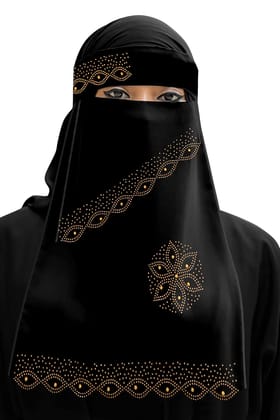 Women's Chiffon Nose Piece (Niqab) COMBO 2