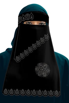 Women's Chiffon Nose Piece (Niqab) MAGO 2