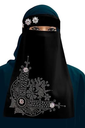 Women's Chiffon Nose Piece (Niqab) TAJ 003