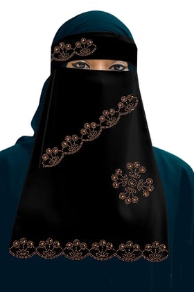 Women's Chiffon Nose Piece (Niqab) 3 star wholesele 20 Pieces