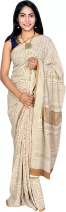 Tribes India Handwoven Cotton Saree 1STXSARMP00070