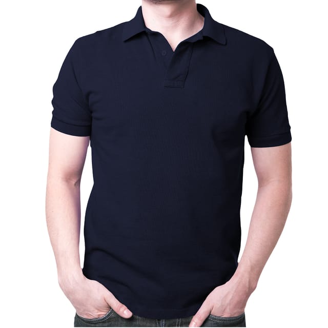 Navy blue color hotsell polo t shirt