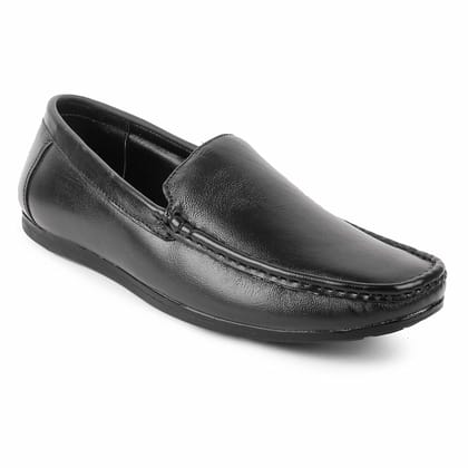 FEATHER LEATHER Genuine Leather Formal Shoe for Men's - Comfortable Slip on Loafers Shoes - Suitable for Formals, Office Wear, Dress Up Shoes