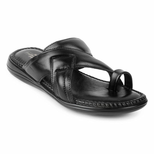 Leather slip cheap on slippers mens