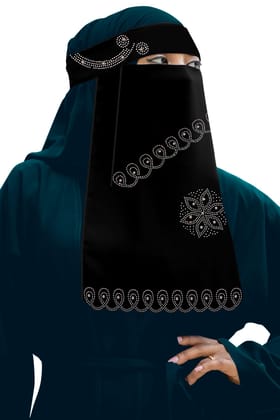 Women's Chiffon Nose Piece (Niqab) JALEBI 2