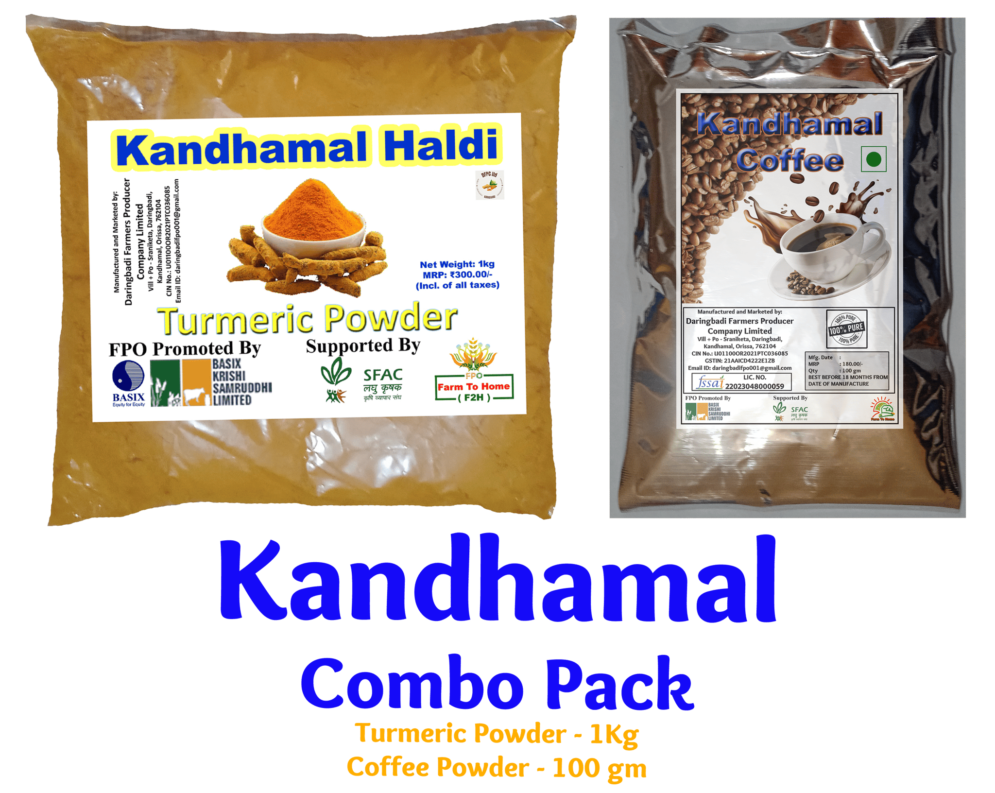 Kandhamal Combo Pack | 1 Kg 100 gm