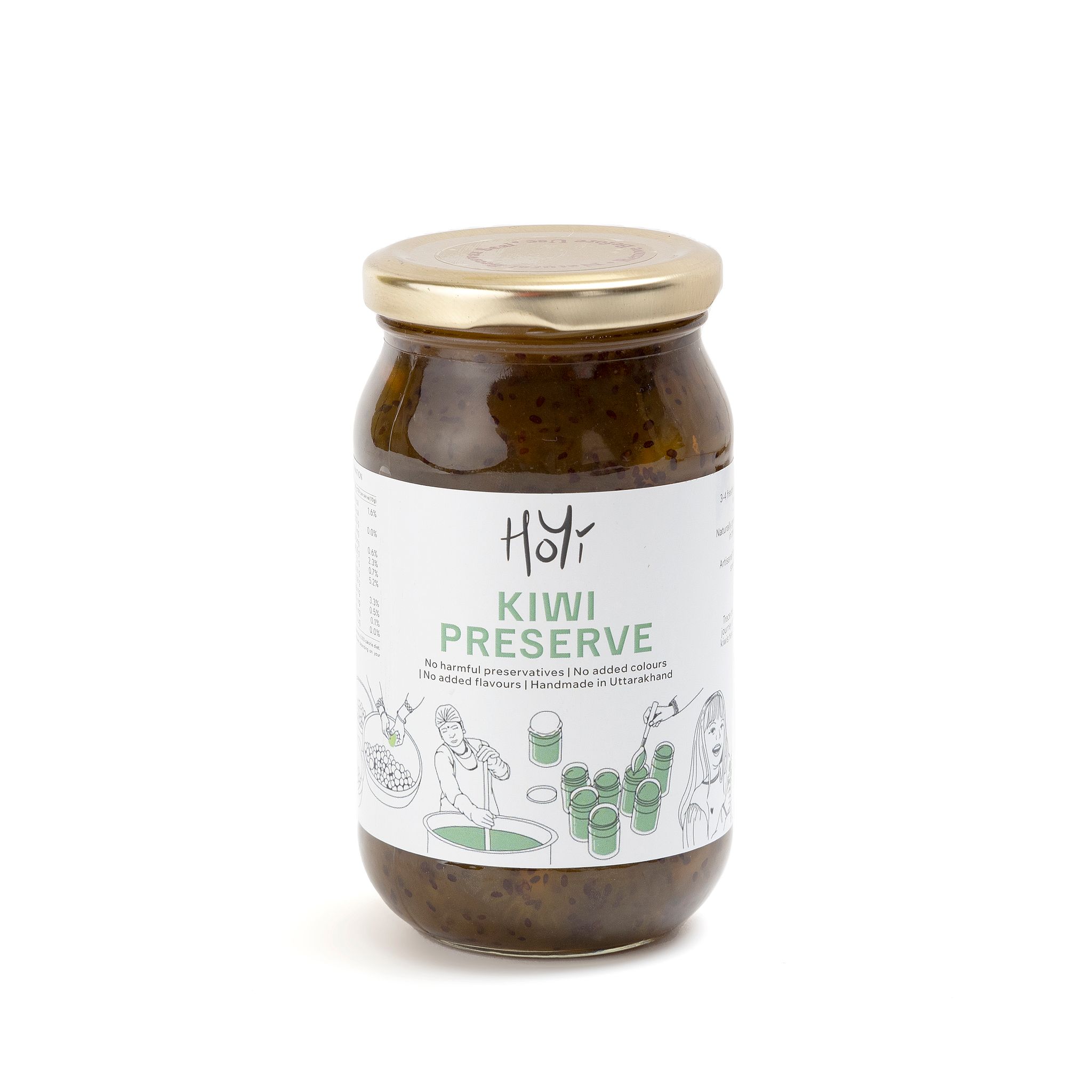 Kiwi Preserve 490gm | No Preservatives or No Colors Handmade Kiwi Jam