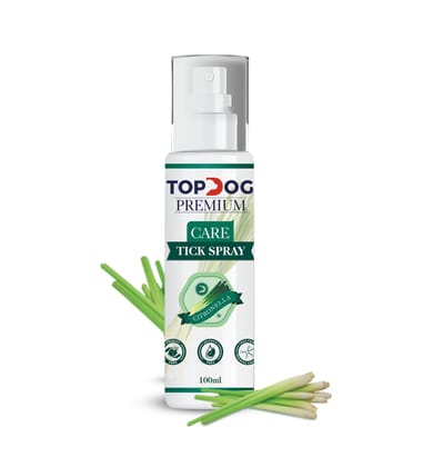 TOPDOG PREMIUM Anti Tick Spray - Citronella, 100 ML