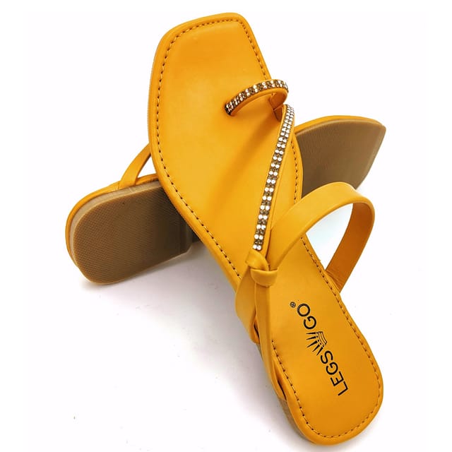 Ladies mustard color cheap sandals