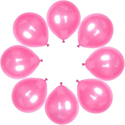BLODLE 100 Pcs Pink Metallic Balloons, Pink Theme Metallic 100 Pcs Balloons For Party Theme Decoration, Celebration ( Pack of 100 Pcs)