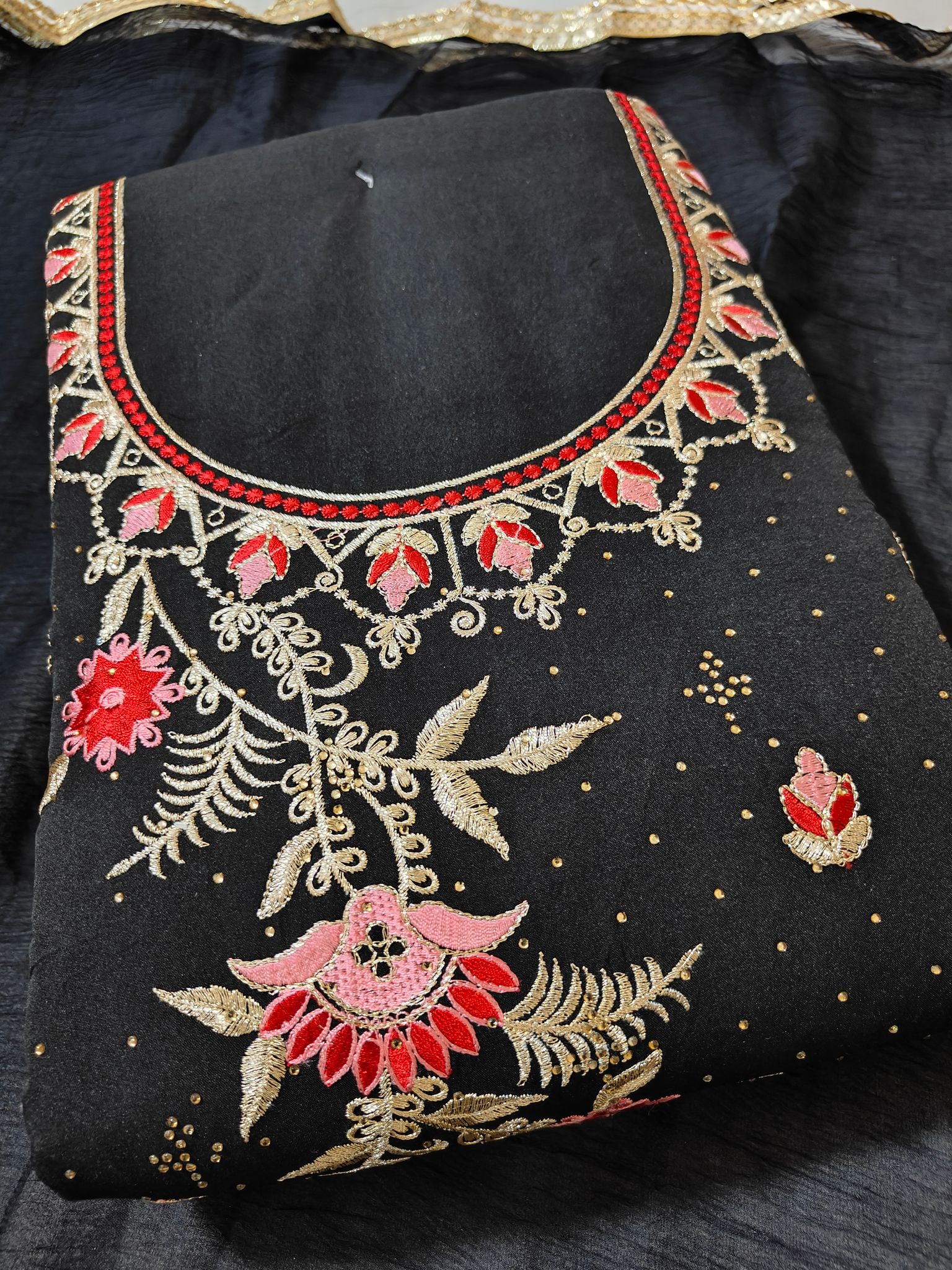 Pakistani Design Women's Pure Cotton Digital Printed Unstitched Salwar Suit  Dress Material with Cotton Malmal Dupatta (Turquoise)