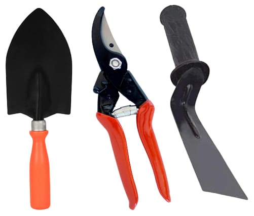 Major Pruner, Big Trowel, Khurpi Garden Tool Kit