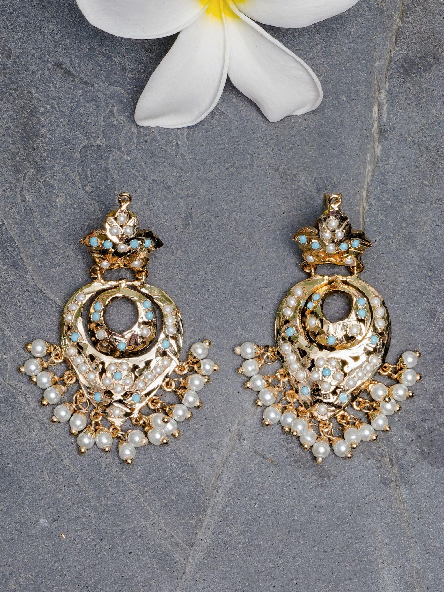 adhira jadau chaandbali earrings