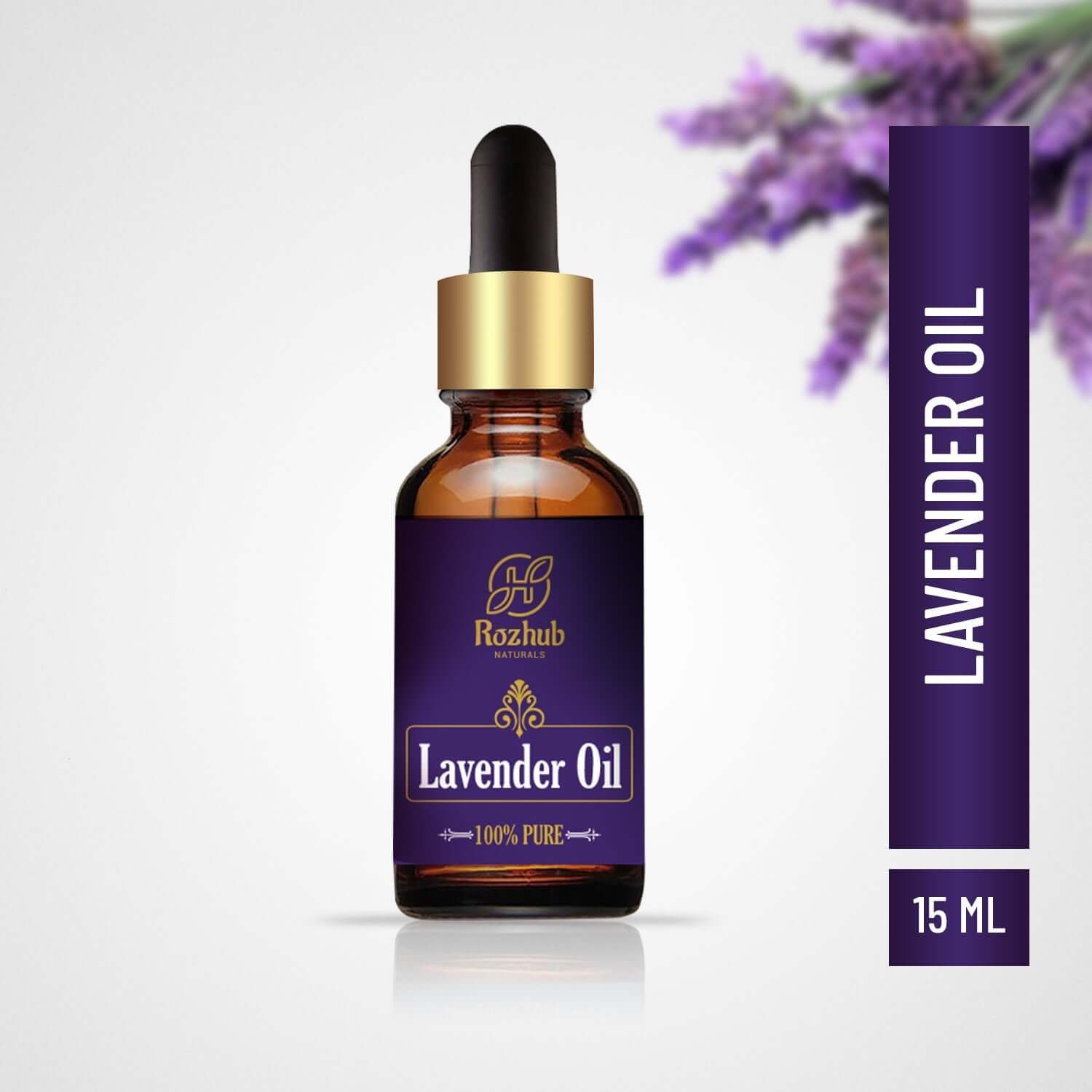 Lavender Essential Oil - 100% Pure, Natural and Undiluted - 15ml