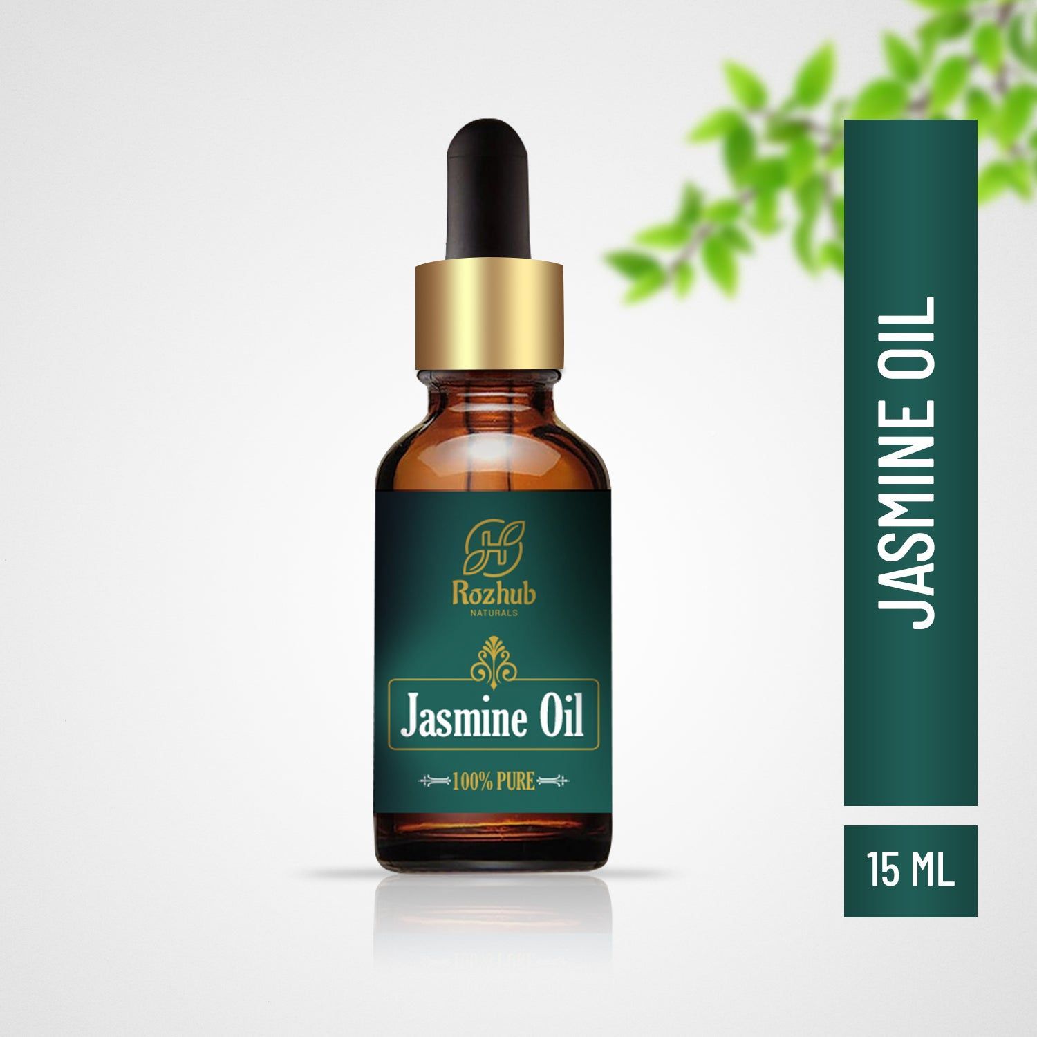 Rozhub Naturals Jasmin Essential Oil - 100% Natural & Pure Undiluted - 15ml