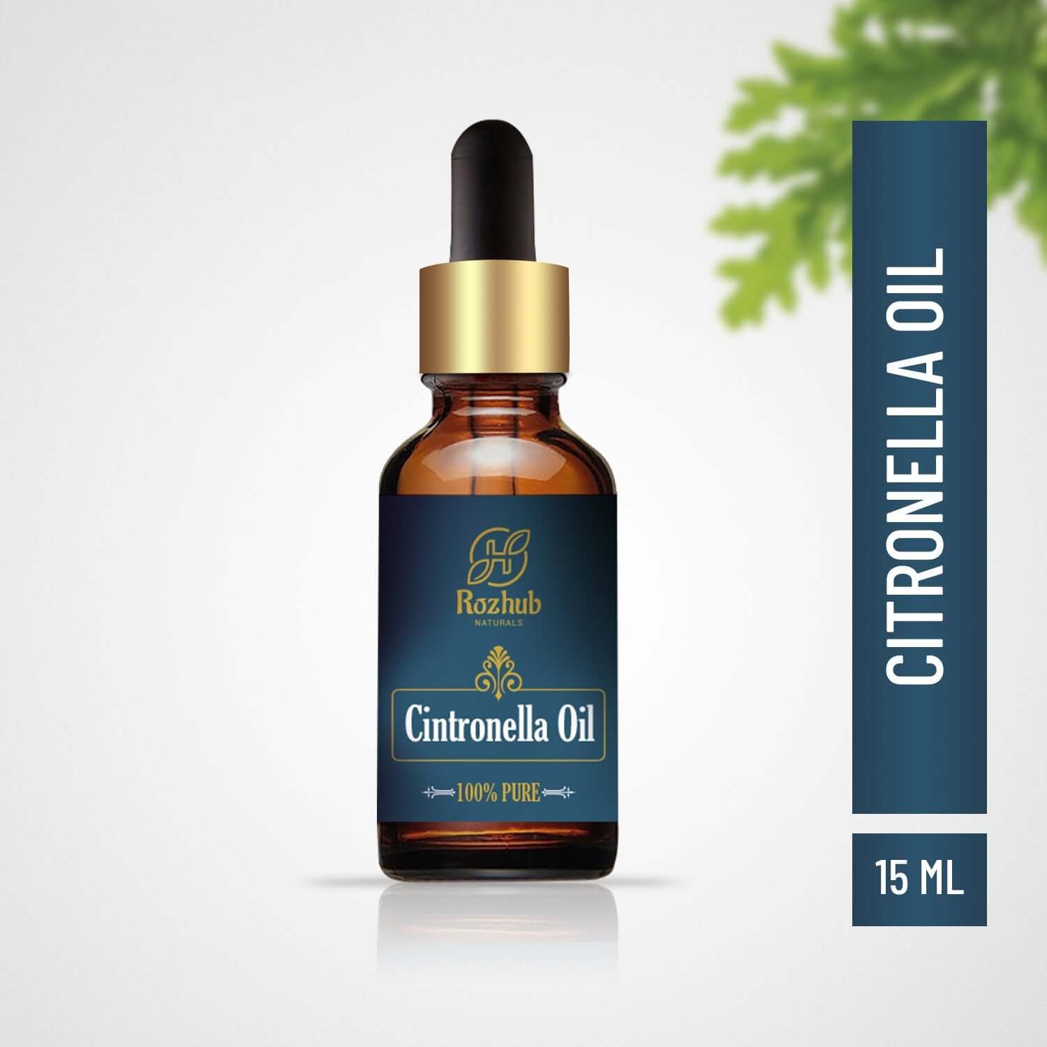 Citronella Essential Oil - 100% Natural & Undiluted - 15ml