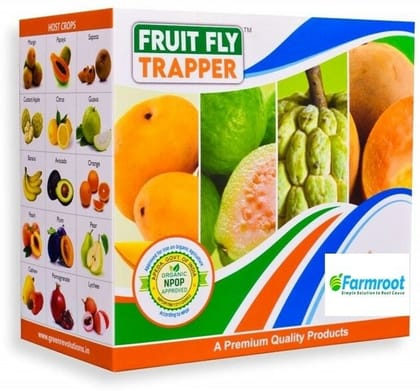 FRUIT FLY LURE WITH FLY TRAP (PACK OF 10 )