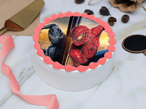 SPIDERMAN and VENOM Edible Cake topper image party | eBay