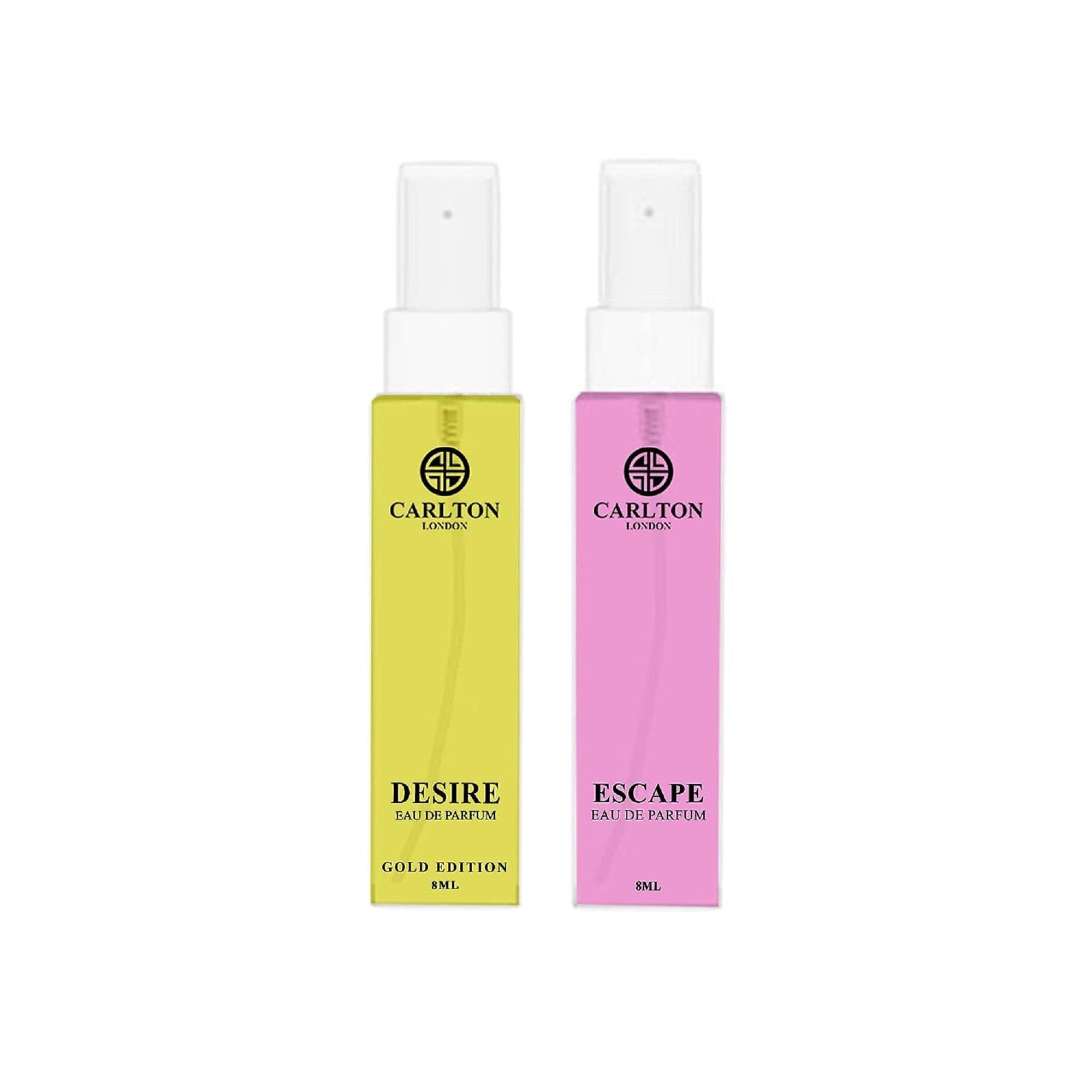 Carlton London Combo Women Escape and Desire Perfume- 8ml Each