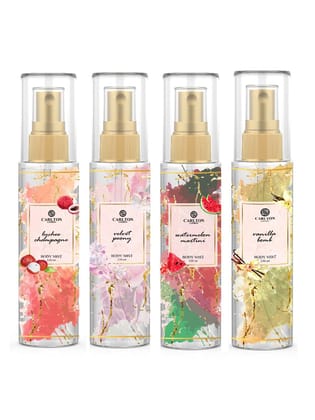 Carlton London - Set of 4 Body Mists-150ml