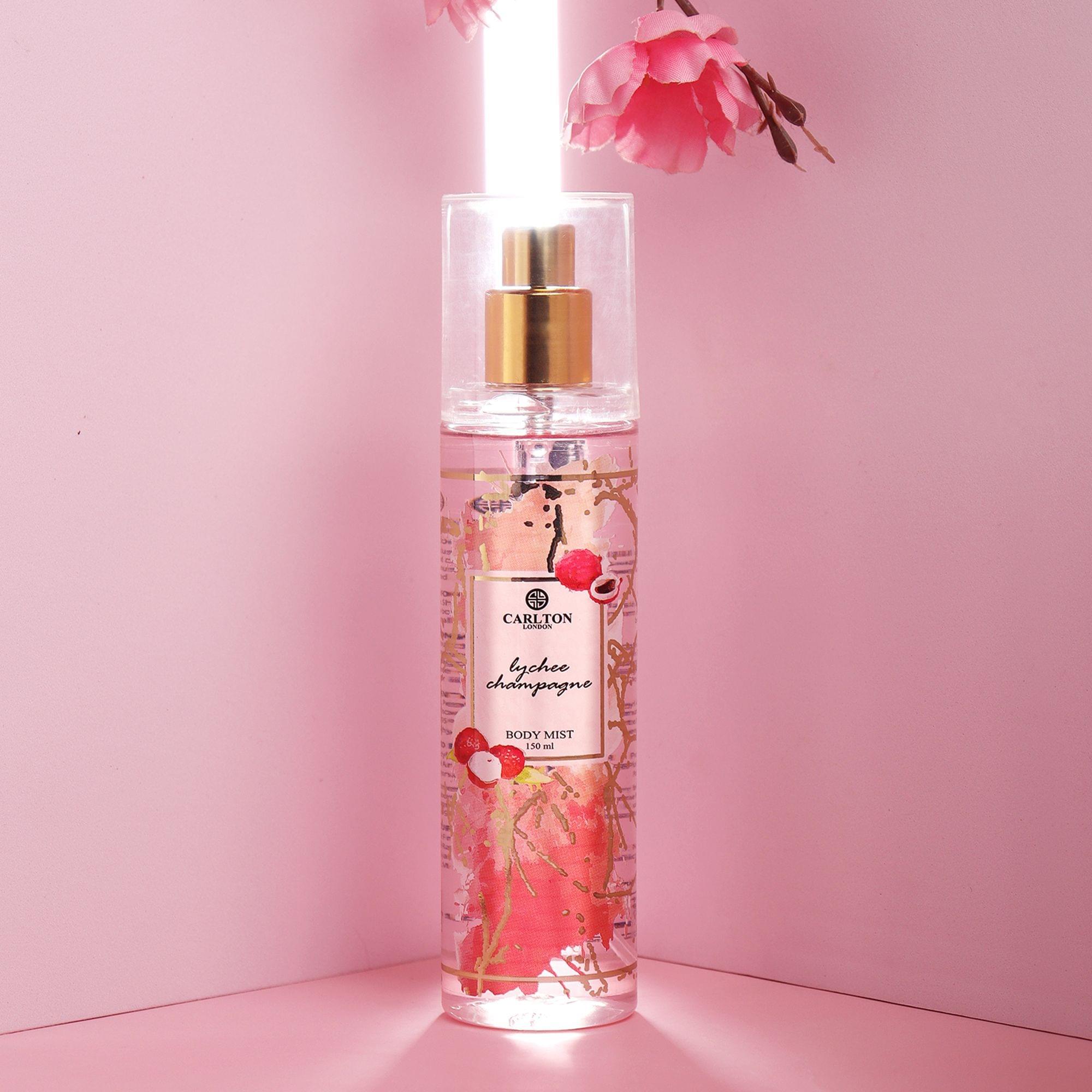 Carlton London Women Lychee Champagne Perfumed Body Mist - 150ml