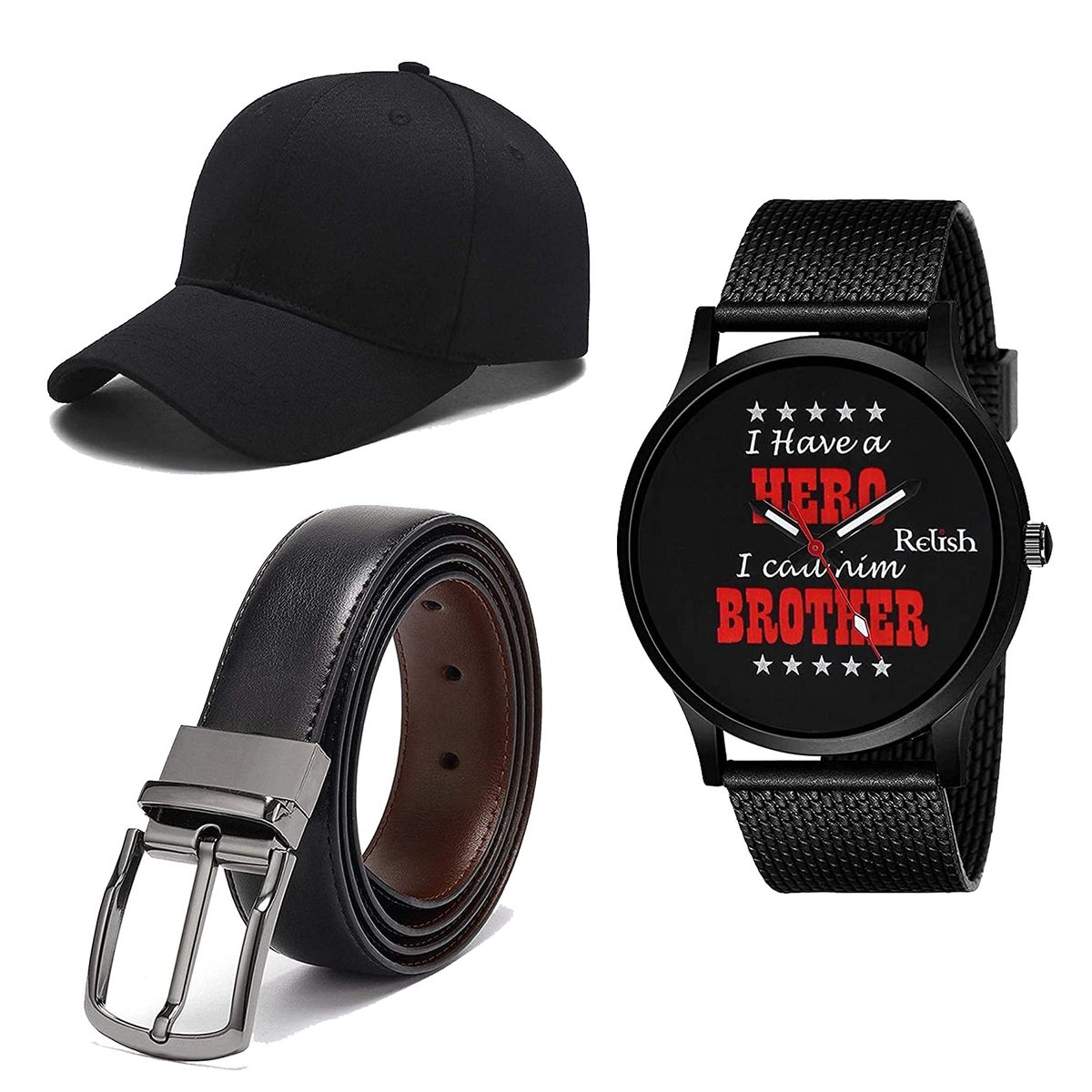 Buy Relish Mens Gift Pack Analog Watch, Wallet, Card Holder and Sunglass  for Men's, Boy's and Brother