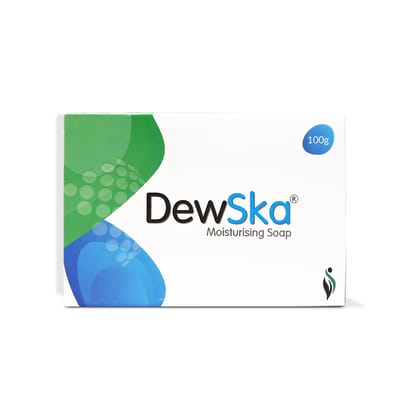 DEWSKA MOISTURISING BATHING BAR: NATURAL SOAP RICH IN VITAMIN E, SHEA BUTTER, ALMOND OIL, AND OLIVE EXTRACTS, PROMOTES HYDRATION, NOURISHMENT