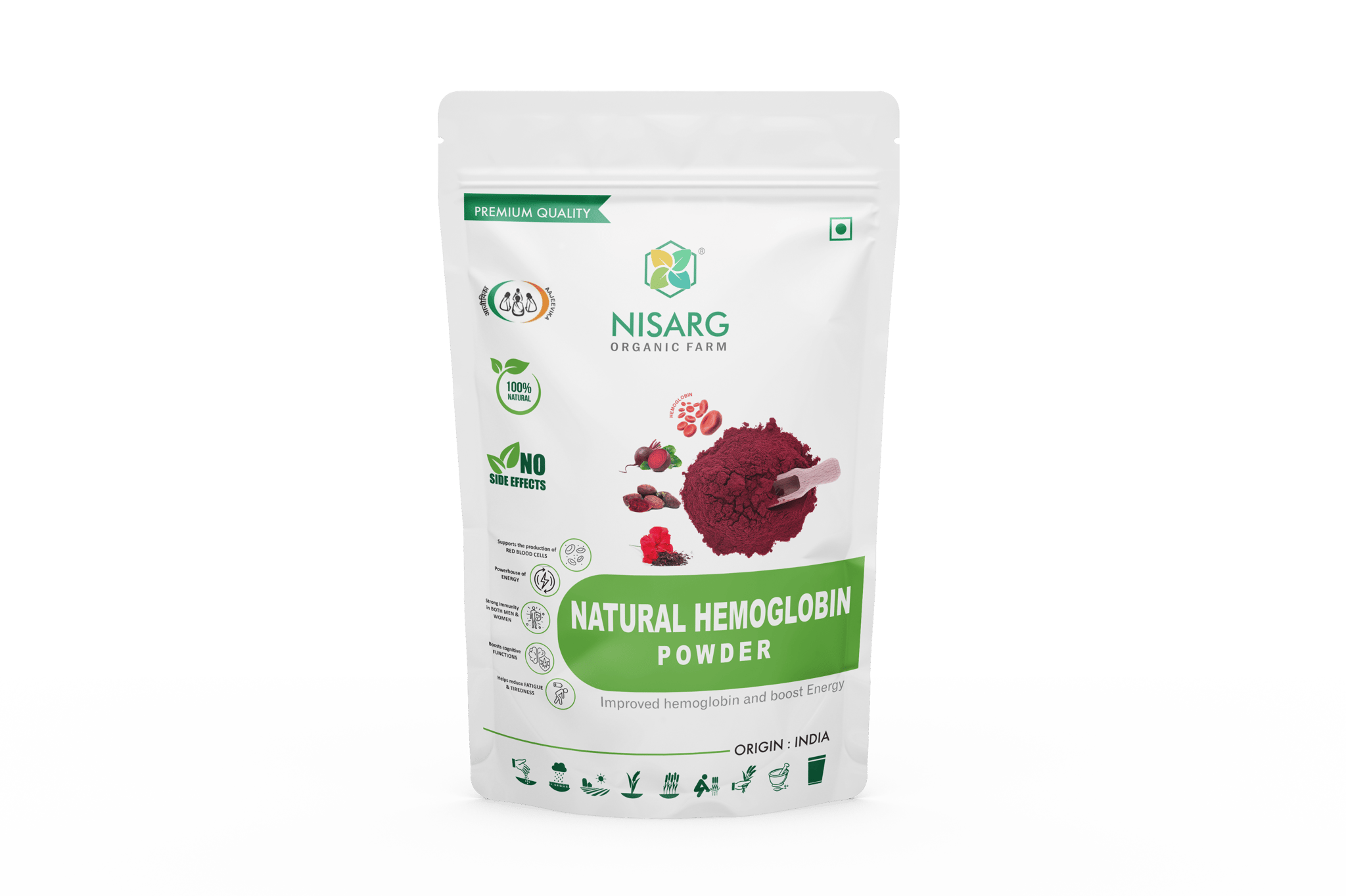 Nisarg Organic Hemoglobin Supplements Powder 100gm