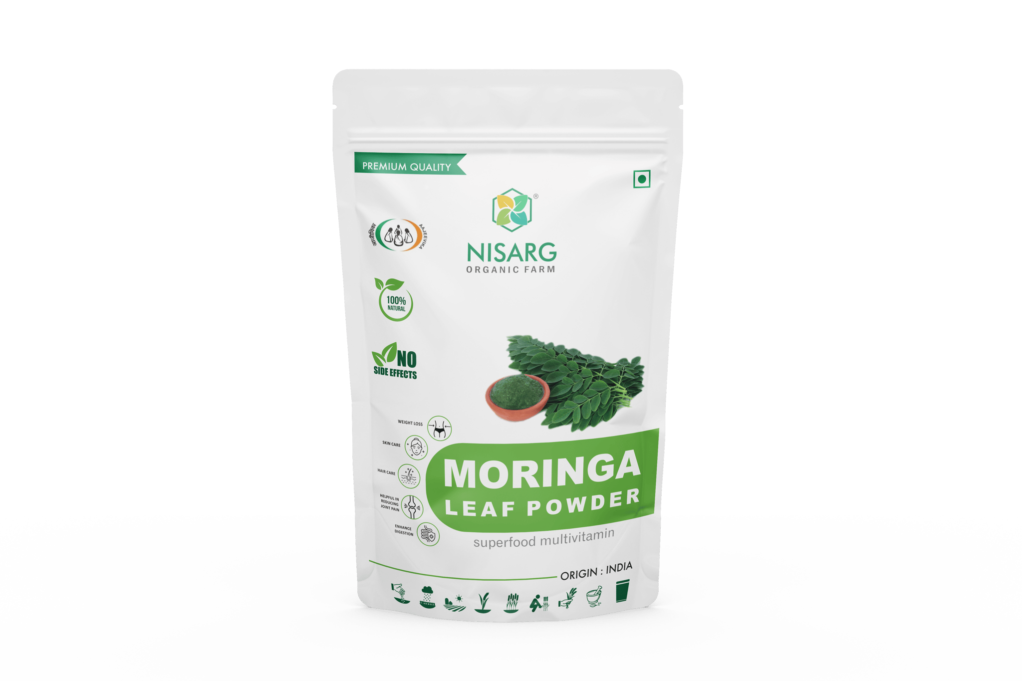 Nisarg Organic Moringa Leaf Powder 100gm