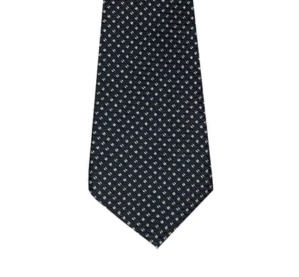 GREYKNOT Blue Pin Dot Patterned Tie And Pocket Square For Men