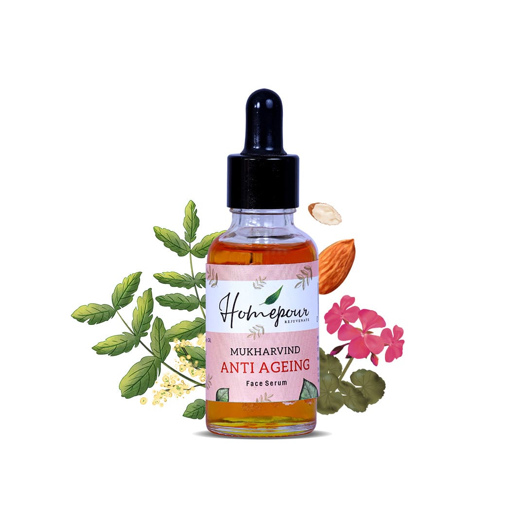 Homepour, Anti Ageing Face Serum, 30ml - Handmade Face Serum