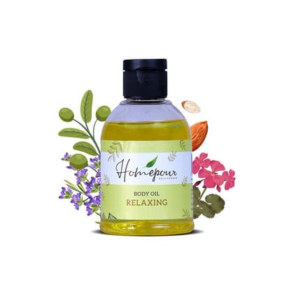 Homepour, Relaxing Body Oil, 150ml - Handmade Body Oil