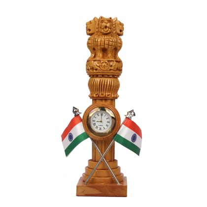 Tribes India Ashok Stambh Watch With Tri Flag