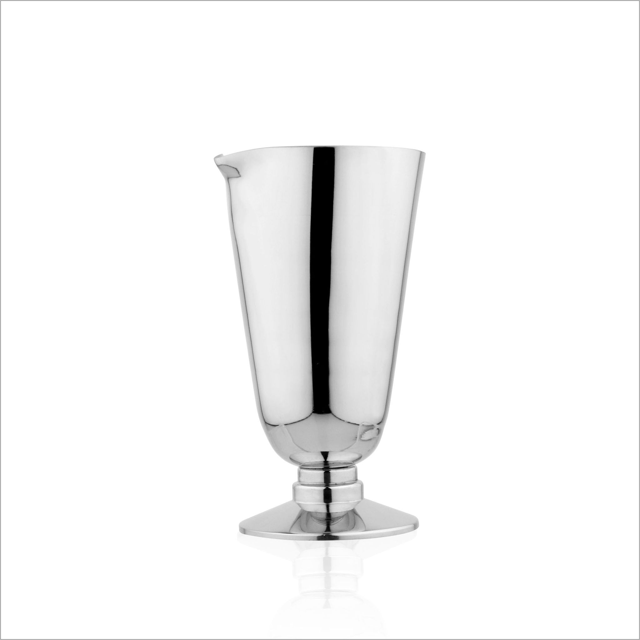 Kobac Stainless Steel Cocktail Jigger with Stand, Measuring Cup, Upto 2 Oz Measurement Markings