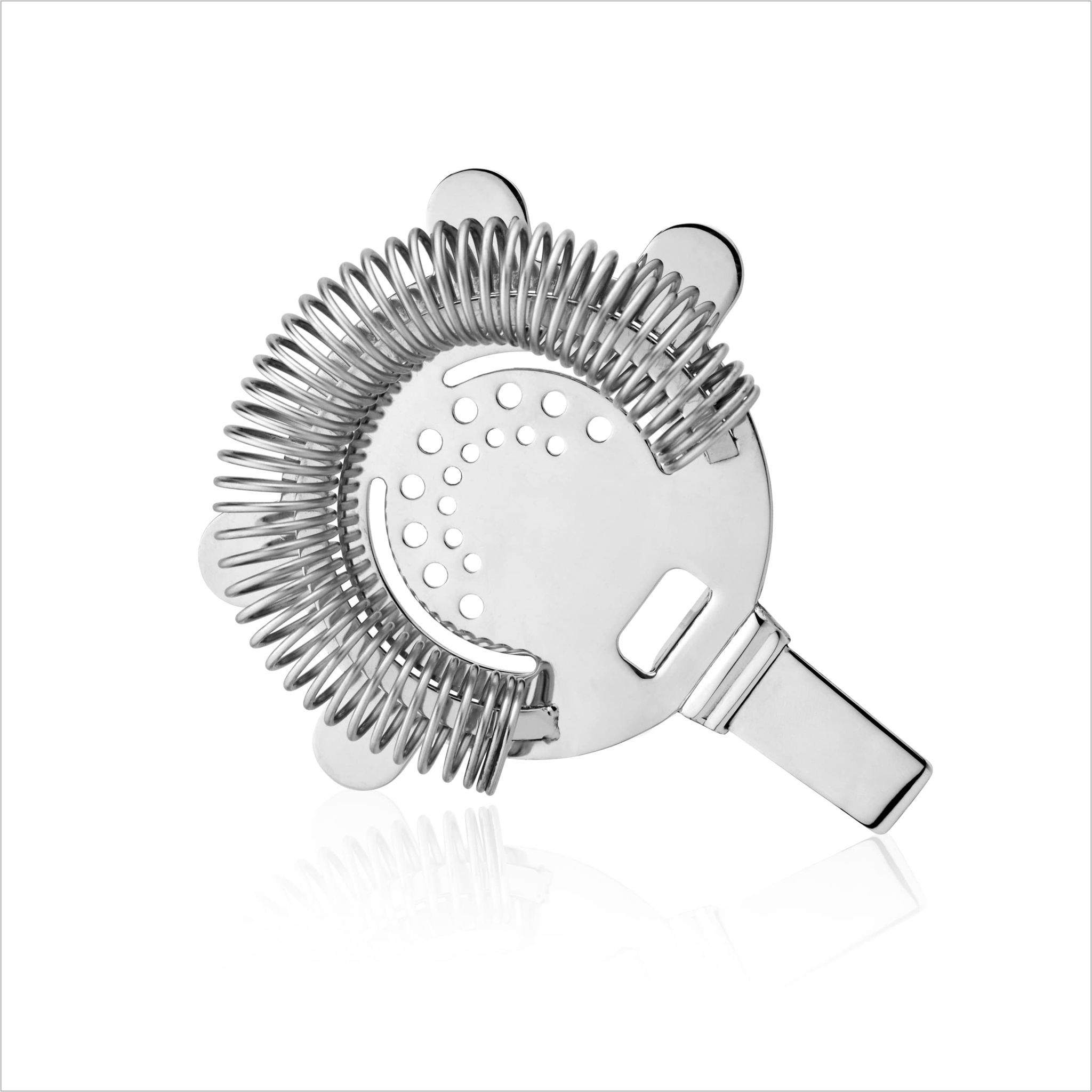 Kobac Hawthorne Strainer, Stainless Steel Cocktail Strainer, High Density Spring for Professional Bartenders and Mixologists, Mirror Polished