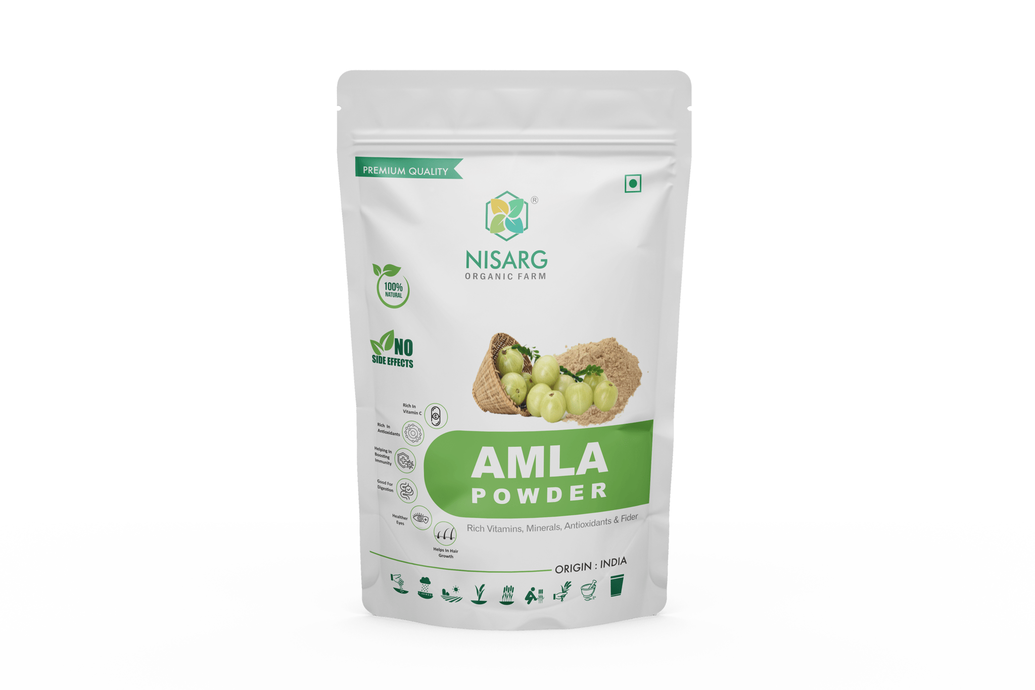 Nisarg Organic Amla Powder 100gm