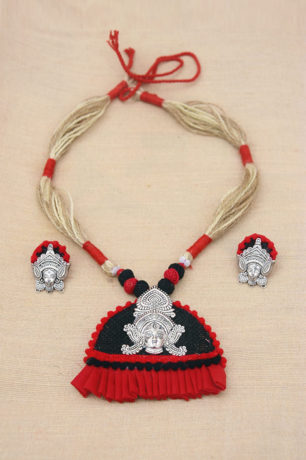 Handmade Jute jewellery set