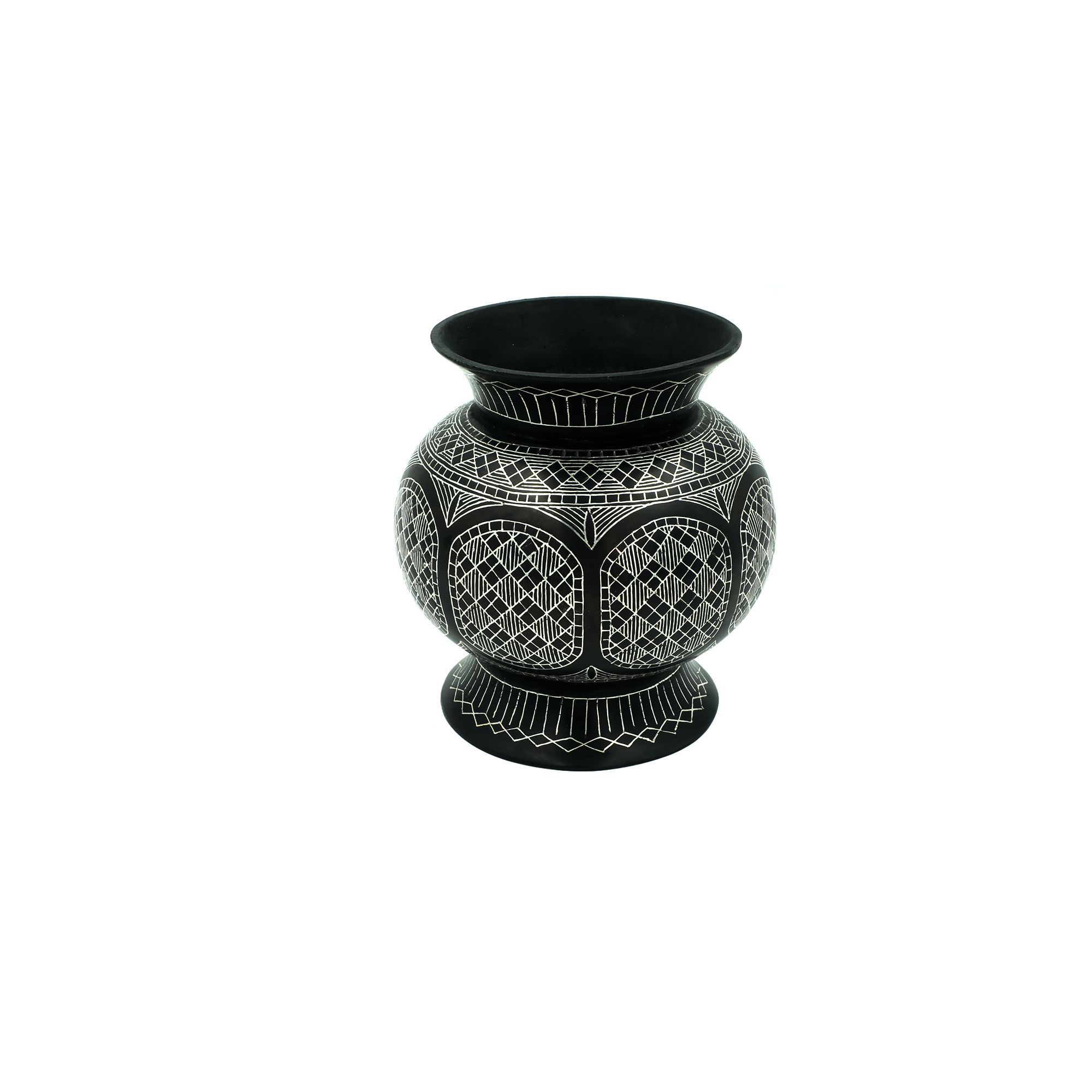 Bidri Ware Bowel Fish Tarkashi  (1TMTDCOKA09793)