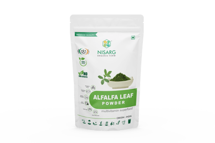 Nisarg Organic Alfalfa Leaf Powder 100gm