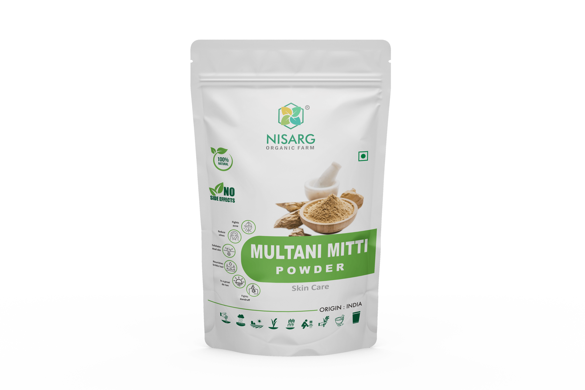 Nisarg Organic Multani Mitti Powder 100gm