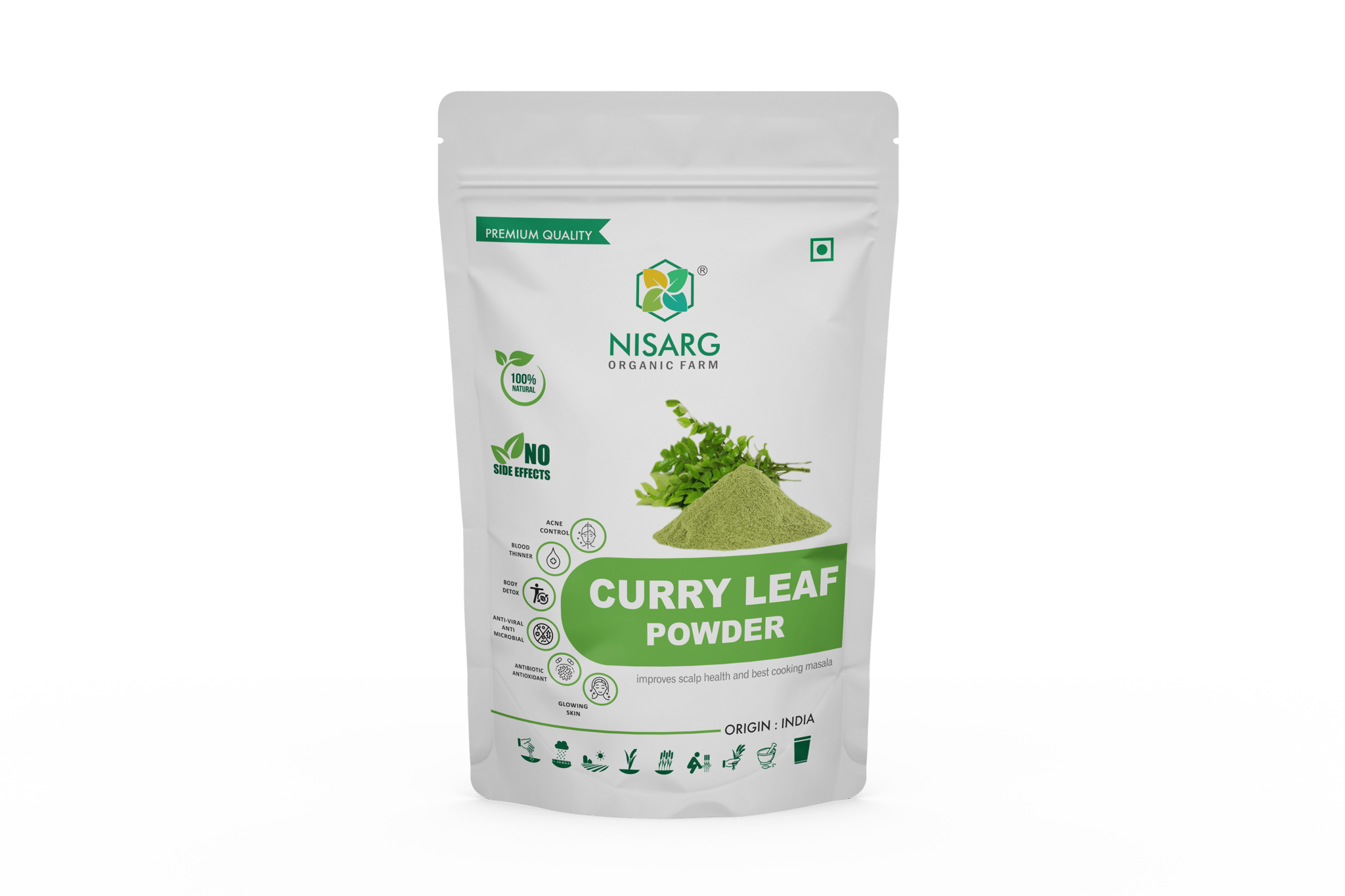 Nisarg Organic Curry Leaf Powder 10gm