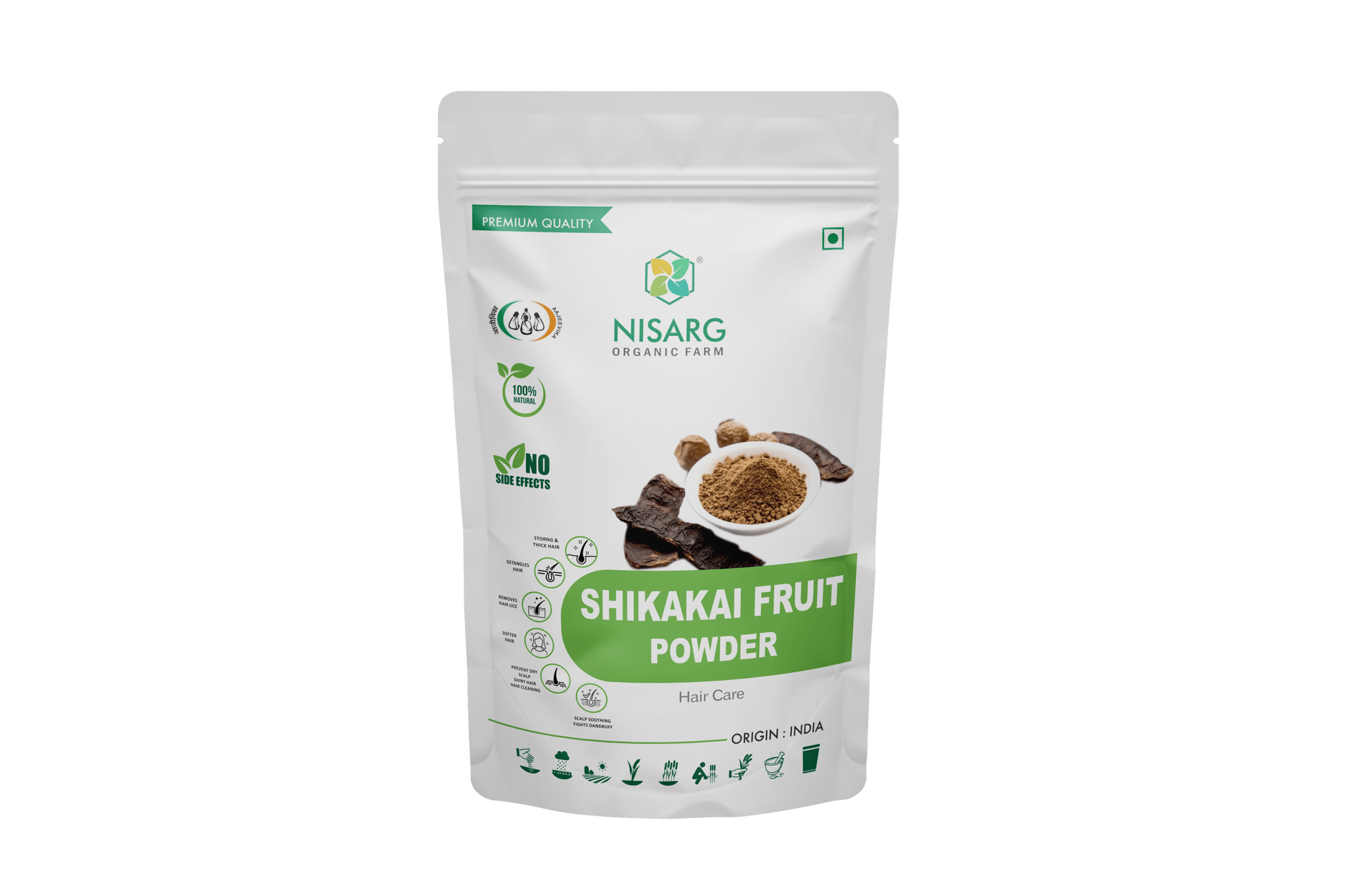 Nisarg Organic Shikakai Powder 100g