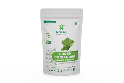 Nisarg Organic Green Coriander Leaf Powder 100gm