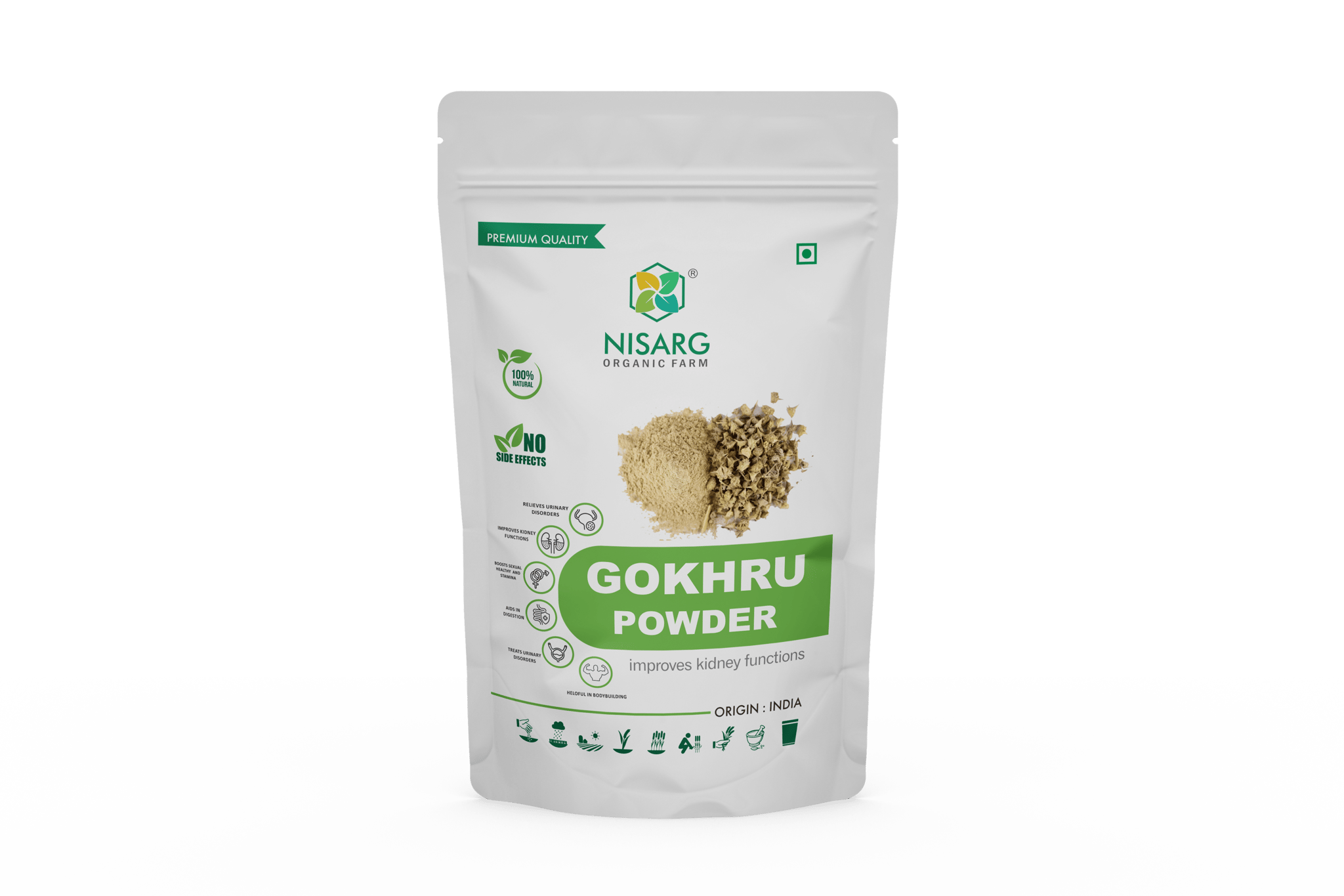 Nisarg Organic Gokhru Powder 100gm