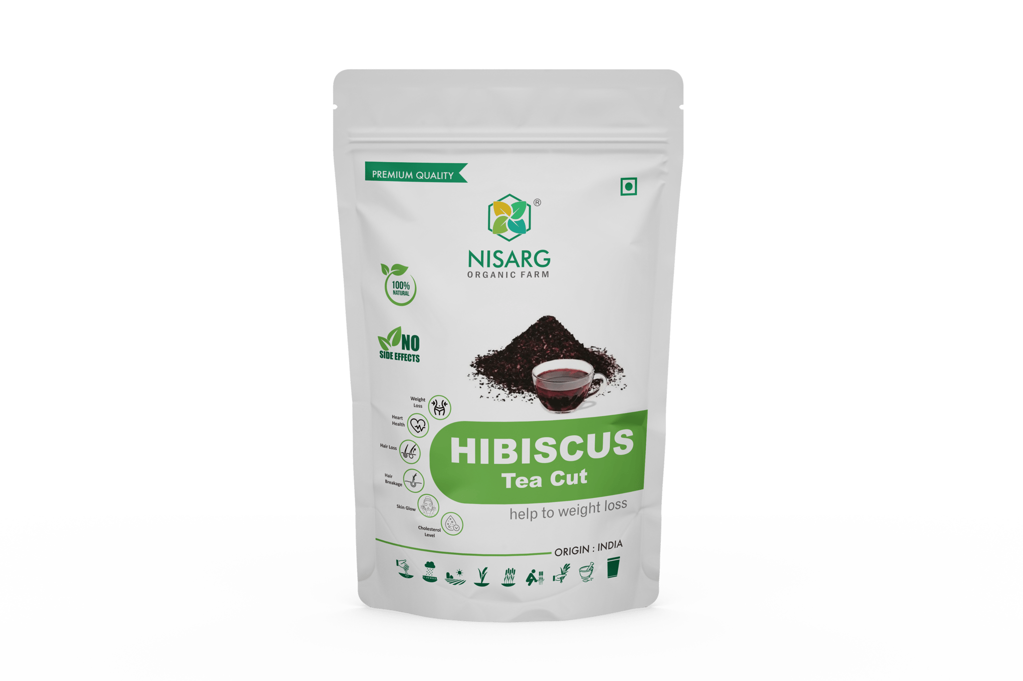 Nisarg Organic Hibiscus Tea Cut 100gm