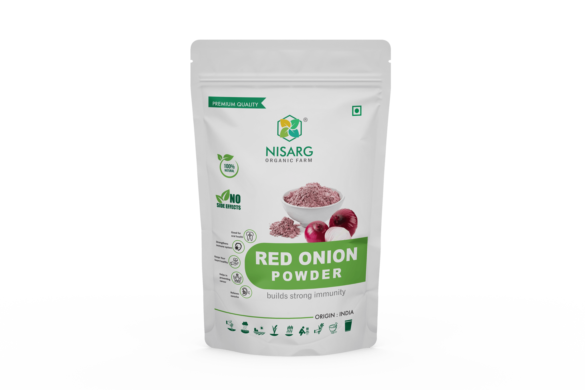 Nisarg Organic Red Onion Powder 100gm