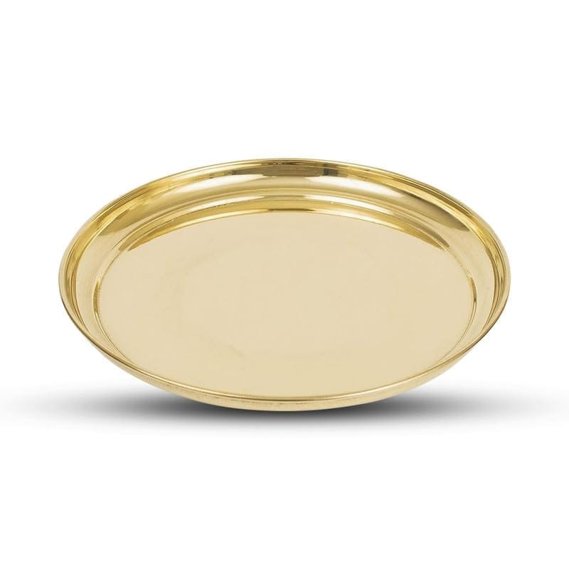Traditional Pure Brass Pooja Plate