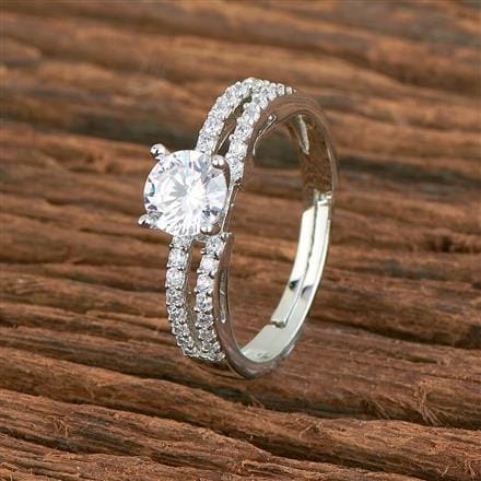 SOLITAIRE Cz DIAMOND RING