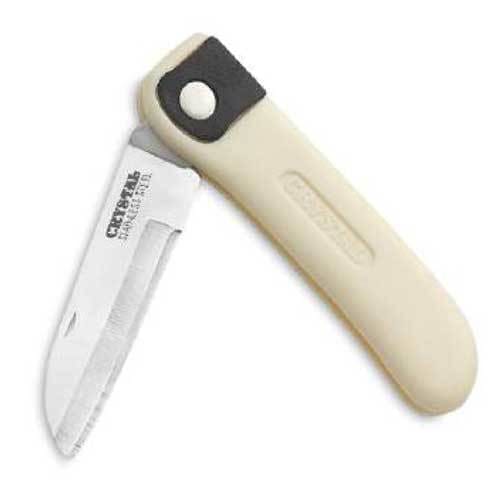 CRYSTAL FOLDING KNIFE PLASTIC HANDLE