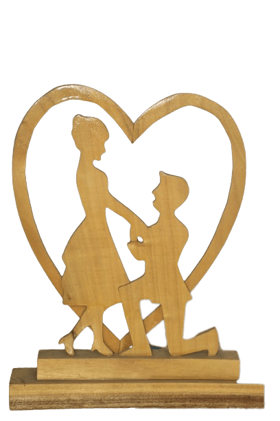 Wooden Couple love